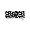 Black And White Origami Pattern Print Extended Mouse Pad