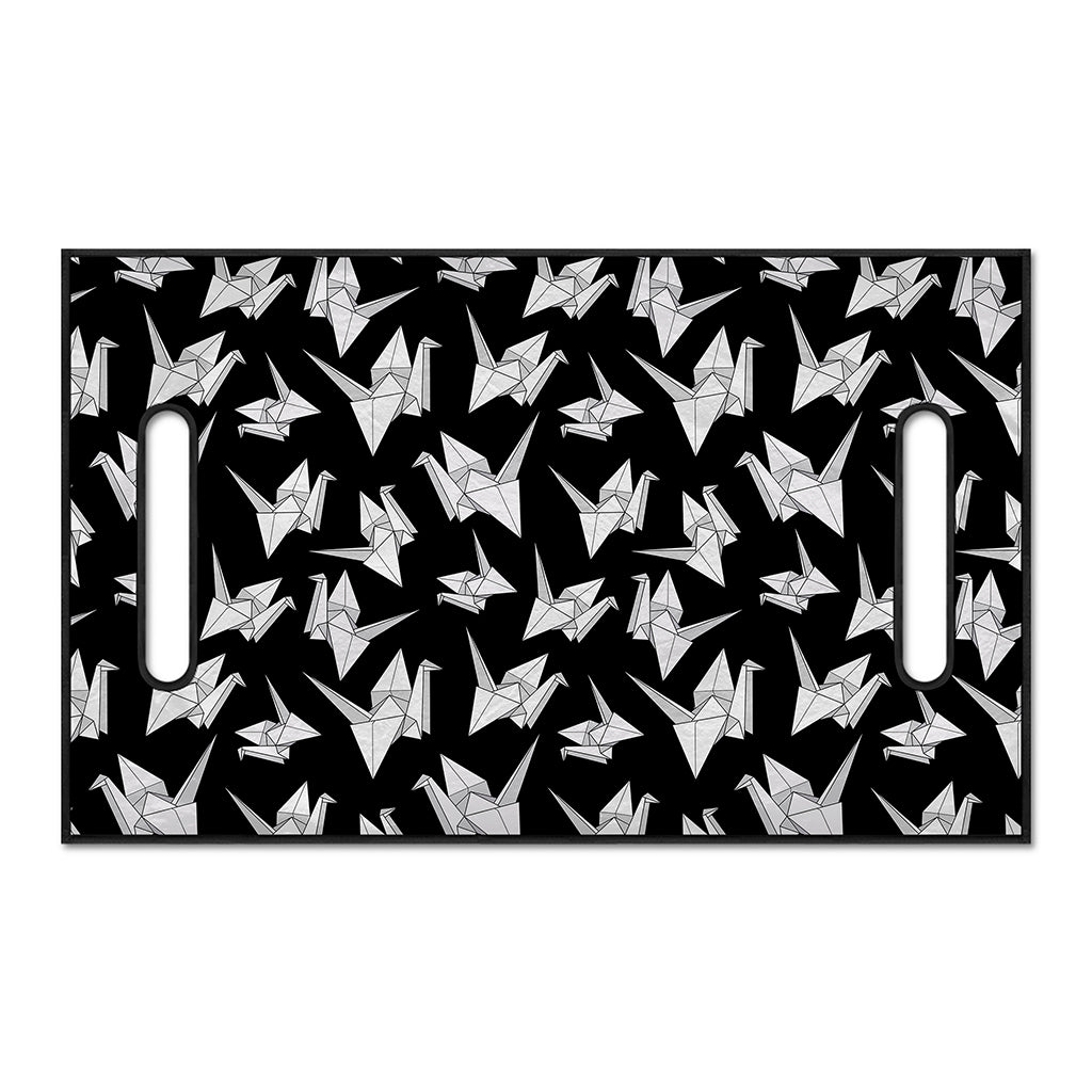 Black And White Origami Pattern Print Golf Cart Seat Cover