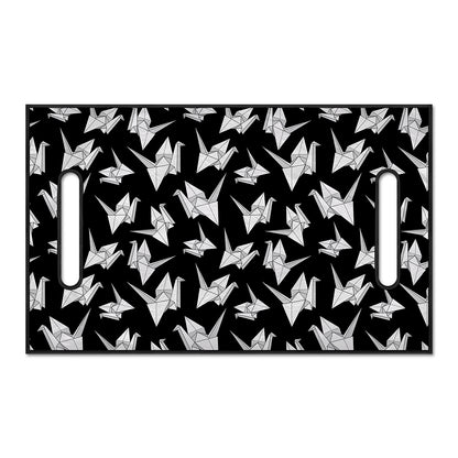 Black And White Origami Pattern Print Golf Cart Seat Cover