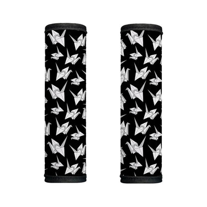 Black And White Origami Pattern Print Handle Covers