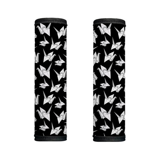 Black And White Origami Pattern Print Handle Covers