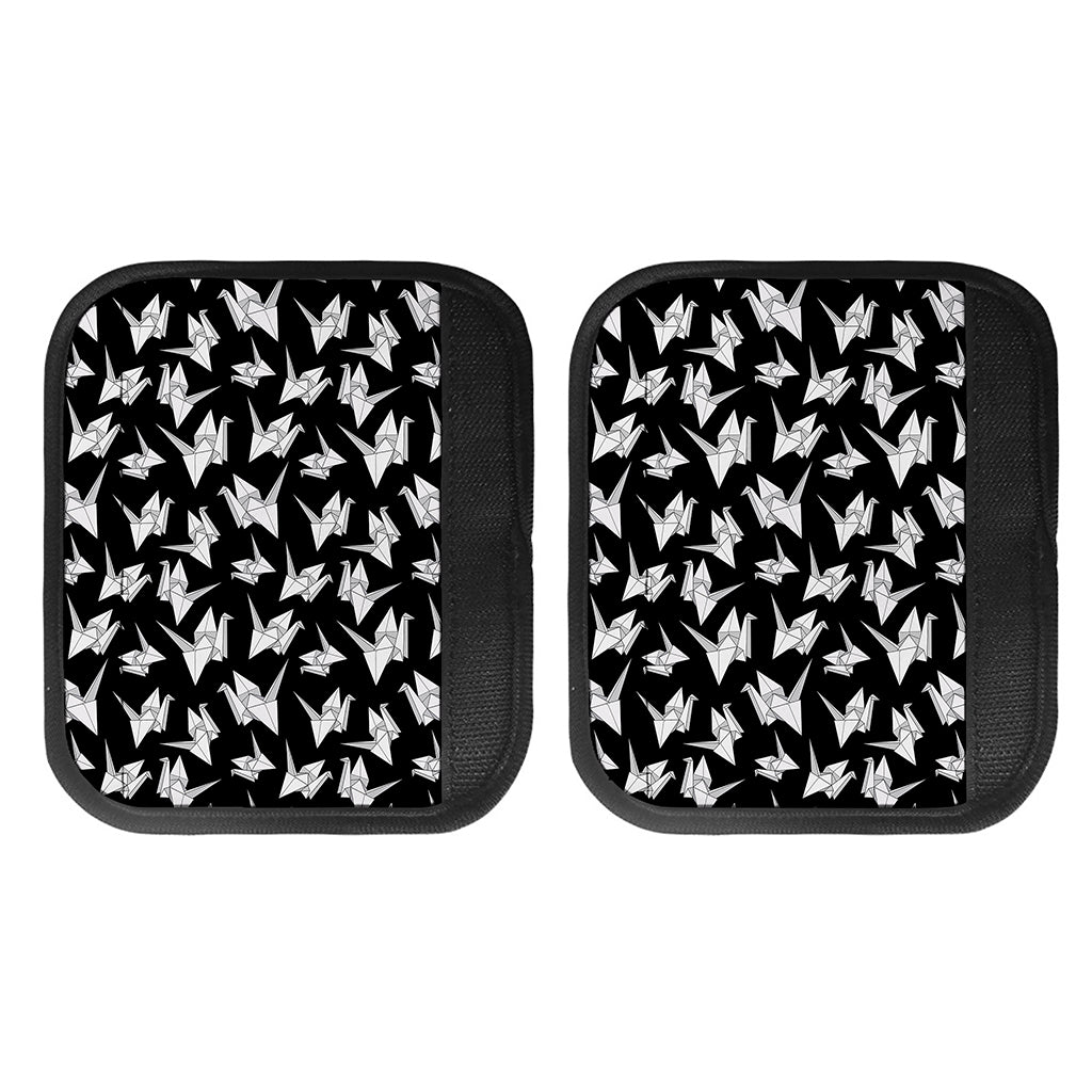 Black And White Origami Pattern Print Handle Covers
