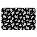 Black And White Origami Pattern Print Indoor Door Mat