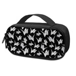 Black And White Origami Pattern Print Insulin Cooler Travel Case