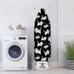 Black And White Origami Pattern Print Ironing Board Cover