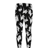 Black And White Origami Pattern Print Men's leggings