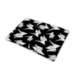 Black And White Origami Pattern Print Pet Cooling Mat Cover