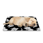 Black And White Origami Pattern Print Pet Cooling Mat Cover