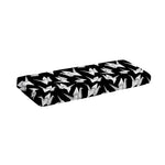 Black And White Origami Pattern Print Piano Keyboard Cover