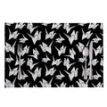 Black And White Origami Pattern Print Placemat
