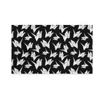 Black And White Origami Pattern Print Polyester Flag