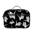 Black And White Origami Pattern Print Portable Lunch Bag