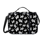 Black And White Origami Pattern Print Shoulder Strap Bible Bag