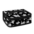 Black And White Origami Pattern Print Small Lunch Bag