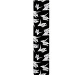 Black And White Origami Pattern Print Table Runner