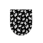Black And White Origami Pattern Print Toilet Lid Cover