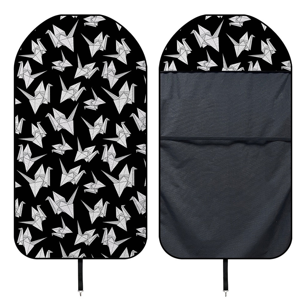 Black And White Origami Pattern Print Waterproof Car Seat Cover