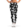 Black And White Origami Pattern Print Women's Leggings