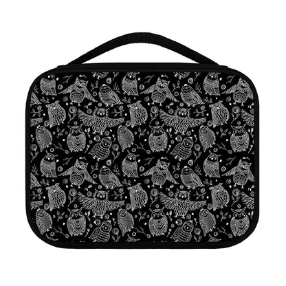 Black And White Owl Pattern Print Classic Bible Case