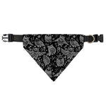 Black And White Owl Pattern Print Over The Collar Dog Bandana