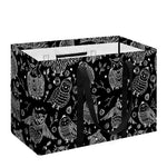 Black And White Owl Pattern Print Utility Tote Bag