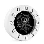 Black And White Owl Print Alarm Clock
