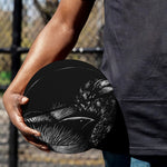 Black And White Owl Print Basketball