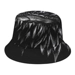 Black And White Owl Print Bucket Hat