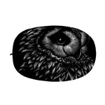 Black And White Owl Print Car Side Mirror Covers