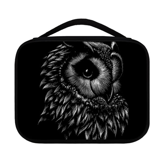 Black And White Owl Print Classic Bible Case