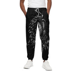 Black And White Owl Print Cotton Pants