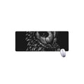 Black And White Owl Print Extended Mouse Pad