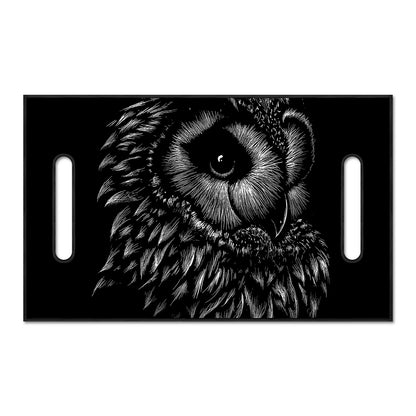 Black And White Owl Print Golf Cart Seat Cover