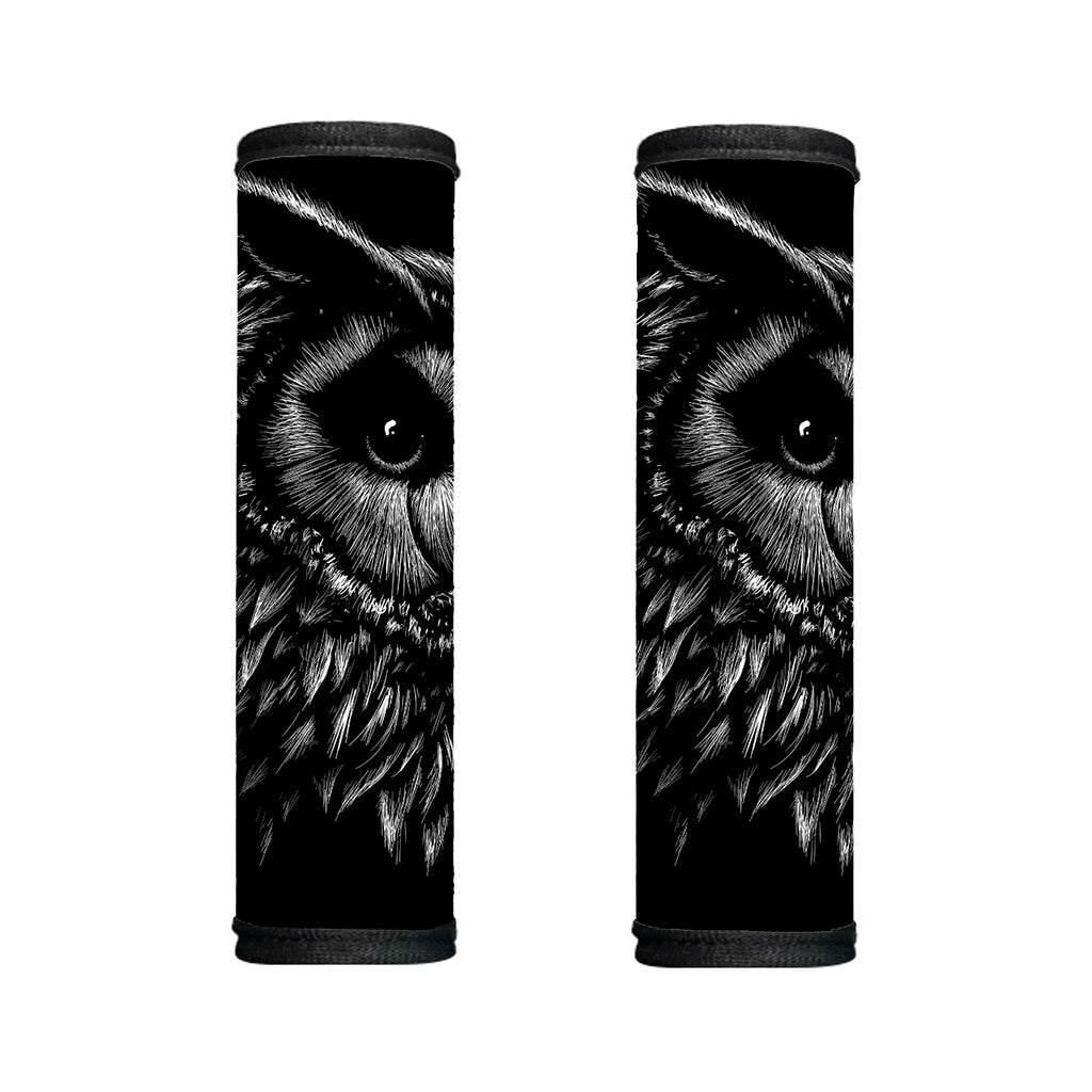 Black And White Owl Print Handle Covers