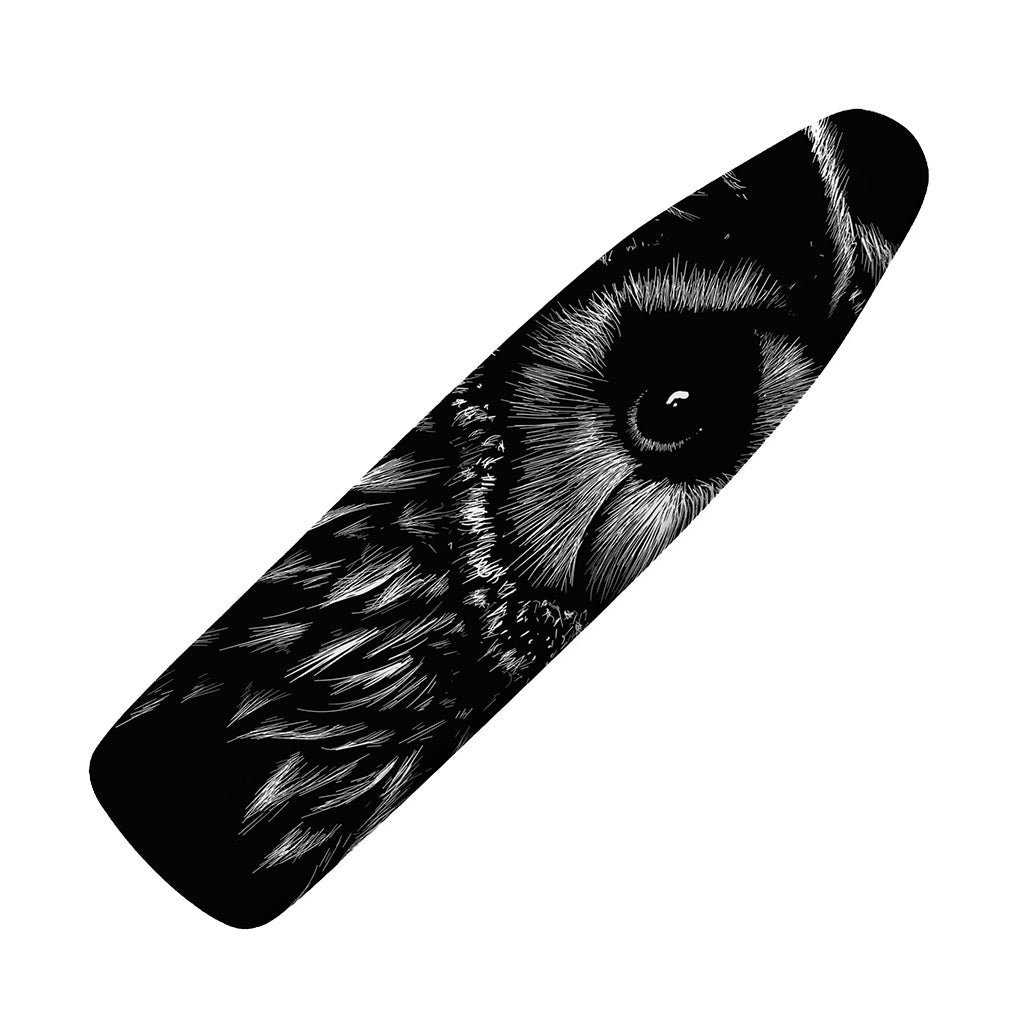 Black And White Owl Print Ironing Board Cover
