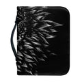 Black And White Owl Print Leather Bible Cover