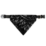Black And White Owl Print Over The Collar Dog Bandana