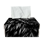 Black And White Owl Print Rectangle Tissue Box Cover