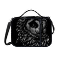 Black And White Owl Print Shoulder Strap Bible Bag