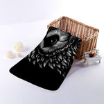 Black And White Owl Print Towel