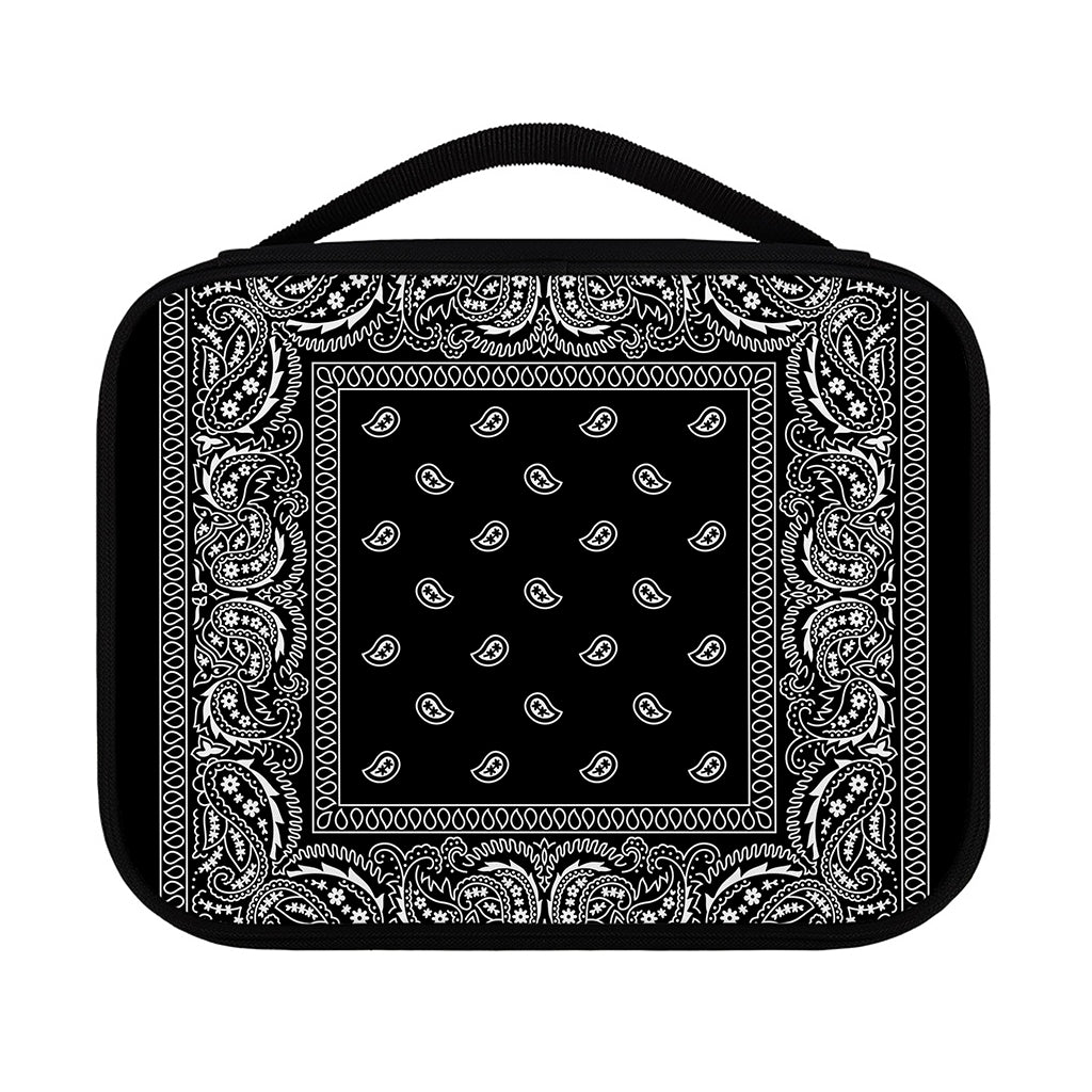 Black And White Paisley Bandana Print Classic Bible Case