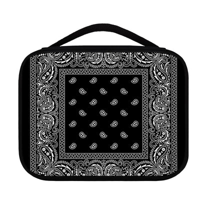 Black And White Paisley Bandana Print Classic Bible Case