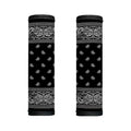 Black And White Paisley Bandana Print Handle Covers
