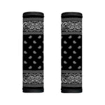 Black And White Paisley Bandana Print Handle Covers
