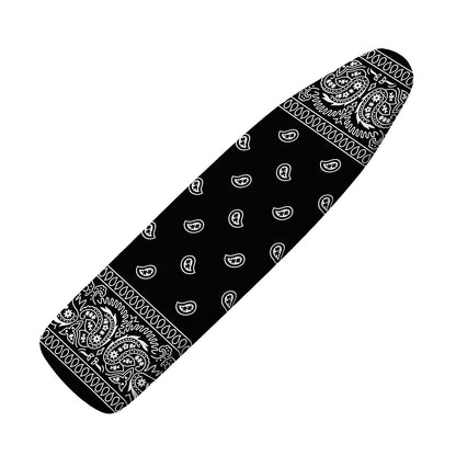 Black And White Paisley Bandana Print Ironing Board Cover
