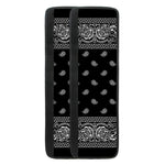 Black And White Paisley Bandana Print Refrigerator Handle Covers