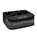 Black And White Paisley Bandana Print Small Lunch Bag