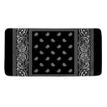 Black And White Paisley Bandana Print Towel