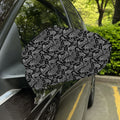 Black And White Paisley Pattern Print Car Side Mirror Covers
