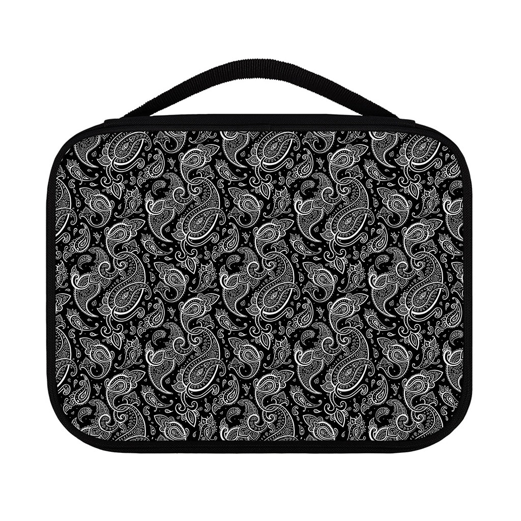 Black And White Paisley Pattern Print Classic Bible Case
